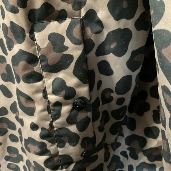 Leopard Print Hooded Coat - Picture 3 of 4